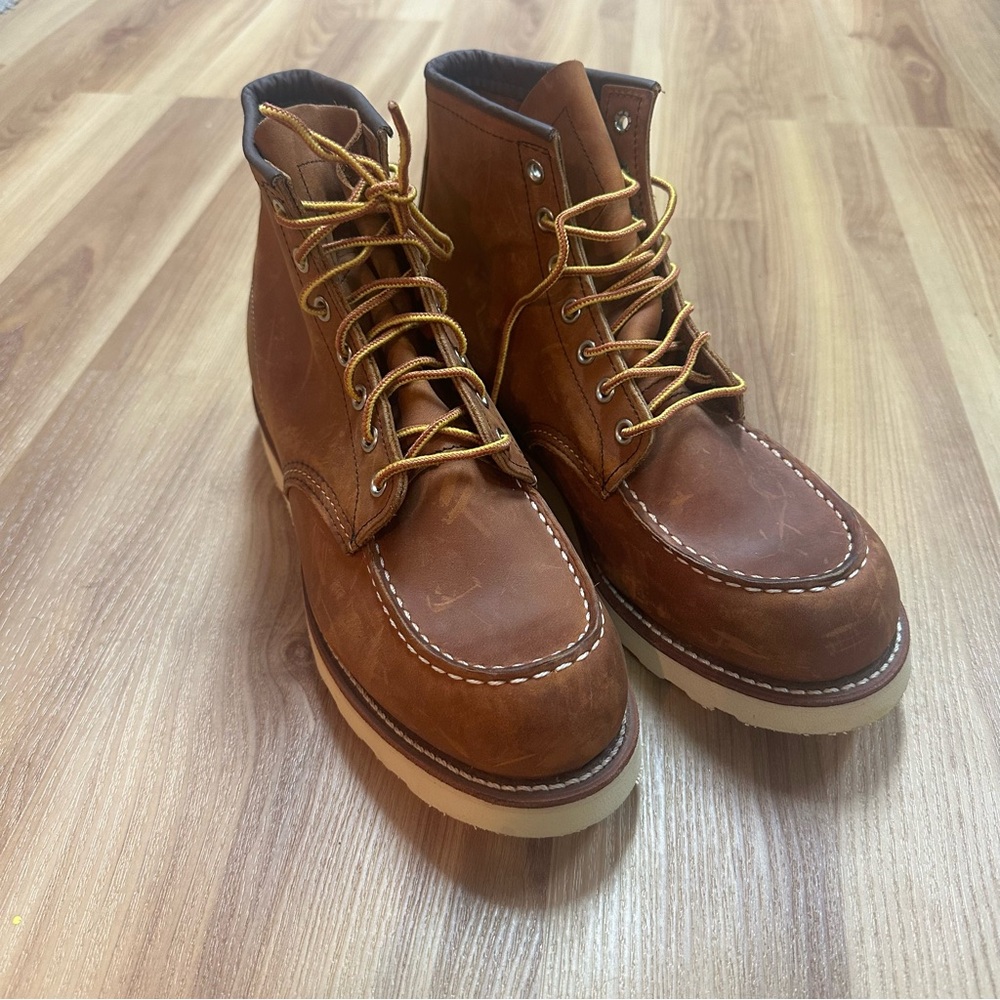 6 Inch Classic MOC toe Size 9 Men Brown - Picture 2 of 4
